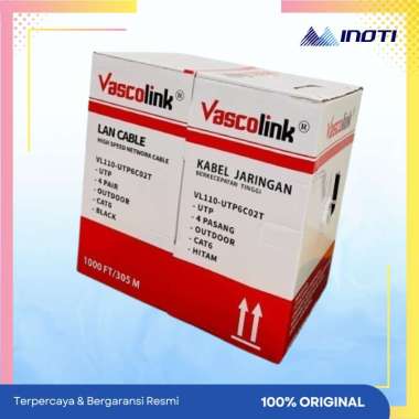 Vascolink Kabel LAN 25 METER UTP Outdoor CAT 6 / CAT6 (Black)