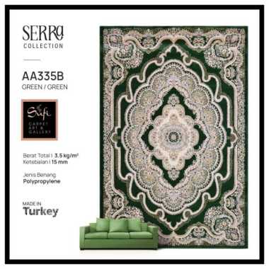 Karpet Permadani Klasik Tebal Mewah Serra 200x300 A335 A335 Red