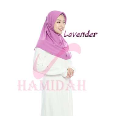 HIJAB BERGO HAMIDAH KERUDUNG INSTAN HAMIDAH JERSEY SIZE S S LAVENDER