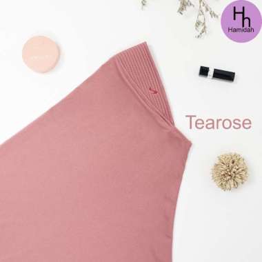 HIJAB BERGO HAMIDAH KERUDUNG INSTAN HAMIDAH JERSEY SIZE S S TEAROSE