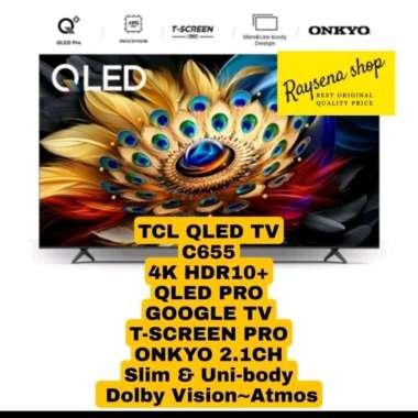 TCL 50C655 QLED PRO 4K GOOGLE TV 50 inch