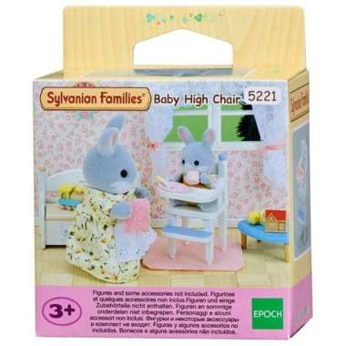SYLVANIAN FAMILIES Baby High Chair - Miniature Boneka Karakter