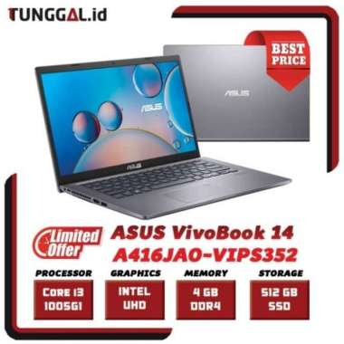 NOTEBOOK ASUS A416JAO-VIPS352 Intel® Core⢠i3-1005G1 4GB/512GB