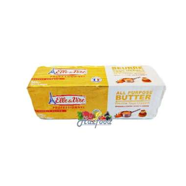 Butter Unsalted Blok Elle Vire 2,5 Kg