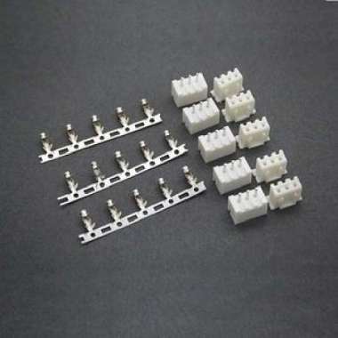 CONNECTORS JST XH 3PIN 2.50MM FEMALE + MALE