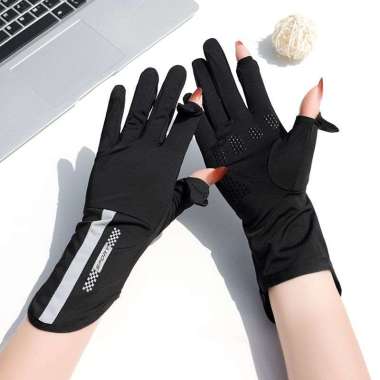 FG Sarung Tangan Gloves Sarung Tangan Anti Uv Motor Wanita Sarung Tangan Matahari Upf50 Sarung Tanga