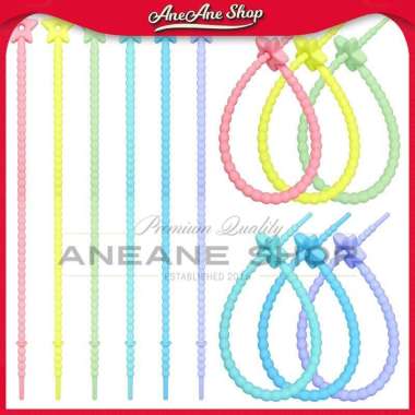 Kabel Ties Tali Silikon 22 cm Kepala Bintang