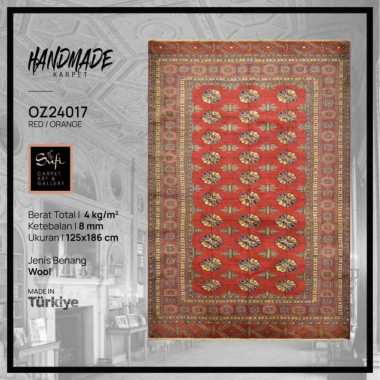 Karpet Handmade Made in Turki Red Orange 125x186 Cm