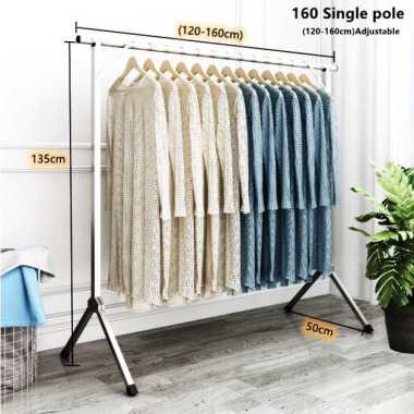 Jemuran baju stainless steel tempat jemuran baju jemuran baju lipat jemuran besi Jemuran Pakaian Gan