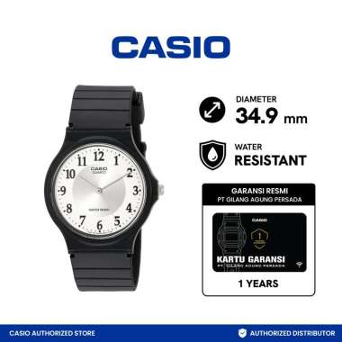 CASIO Analog Watch MQ-24-7B3LDF Jam Tangan Unisex - Black
