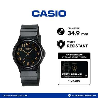 CASIO MQ-24-1B2LDF Analog Jam Tangan Unisex - Black