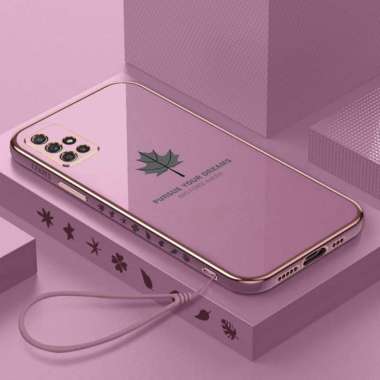 Promo Case Maple Samsung A51 Softcase Plating Terbaru Samsung A51 Ungu