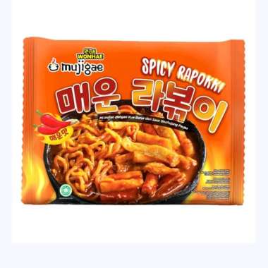 Mujigae Mi Instan Spicy Rapokki 260 gr