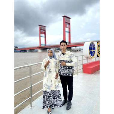 Songket PaSH - Baju Couple Jumputan Kekinian Khas Palembang Motif Eko Berbagai Macam Warna Baju Cewe