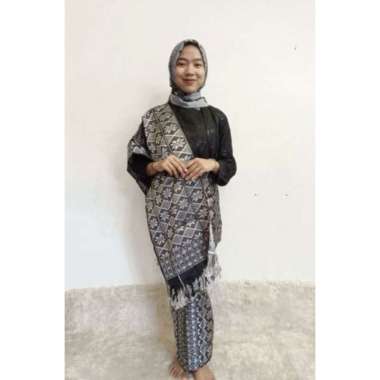 Songket Pash - Songket Elegan Berbagai Macam Motif Dan Warna Khas Palembang - Songket Pash Hitam