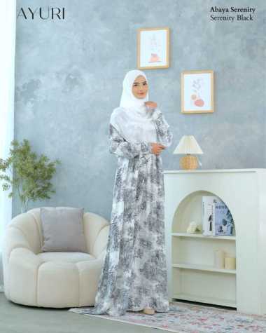 atelier angel gamis putih premium serenity | ayuri | abaya all size fit xxxl | LD 100 LD 125cm | gam