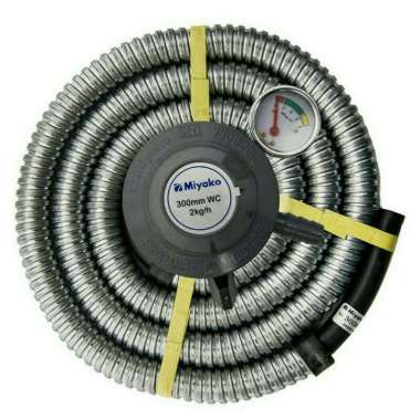 SELANG REGULATOR 1set RMS-106 M MIYAKO / REGULATOR KOMPOR GAS MIYAKO RMS106M /RMS 106 M