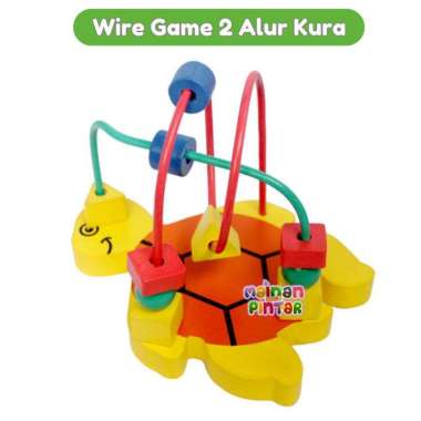 Wire Game Kura Mainan Kayu Pintar Mainan Edukasi Anak