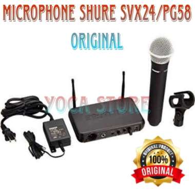 Mic Wireless Shure SVX24/PG58 ORIGINAL