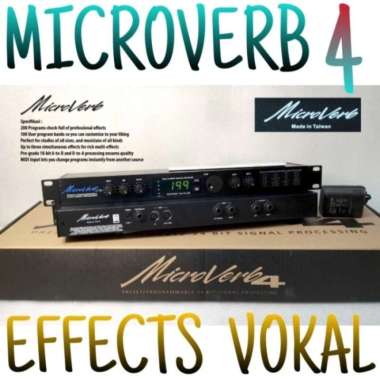 Effect Vocal MicroverB 4 Kuping Besi Effects 100 User Program Original