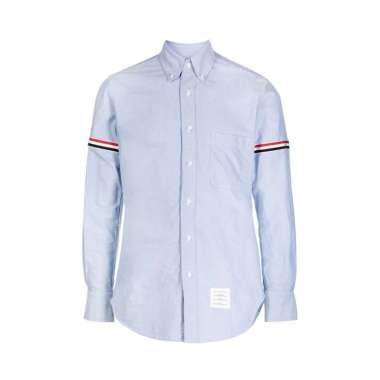 Thom Browne Armband Classic Cotton Shirt Light Blue Blue 3