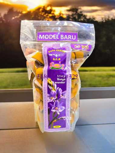 Hio Yuan Bao Dupa Harum Natural SCR 50 Biji 002 Lavender