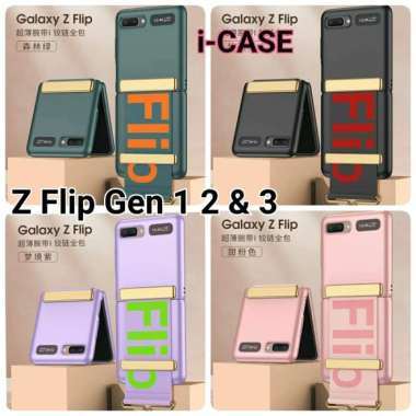 Samsung Z Flip 1 / 2 / 3 NEW CASE ZFLIP PERTAMA With WristBand STRAP Multicolor