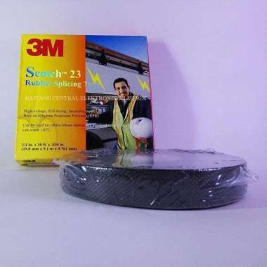 3M scotch 23 Rubber Splicing Tape isolasi listrik