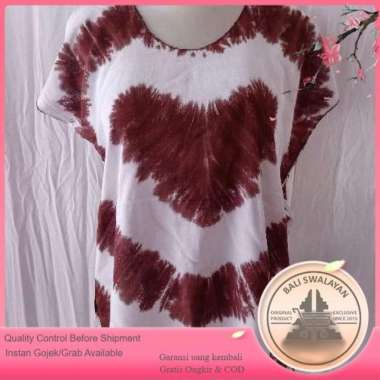 Setelan Love Pelangi Pendek 2 Warna | Babydoll Bali Cokelat
