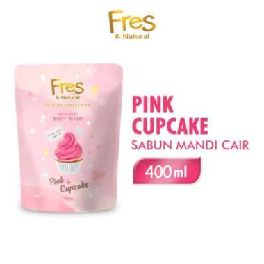 Surabaya - FRES & NATURAL Sabun Mandi Cair Pink Cupca