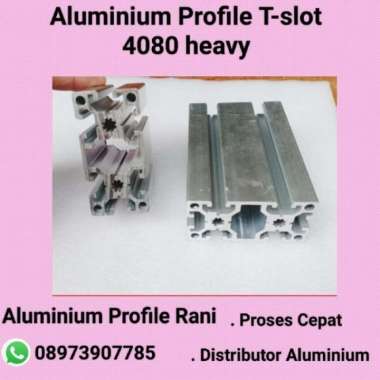 ALUMINIUM PROFILE T-SLOT 4080 HEAVY P: 150 CM