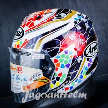 ARAI HELM VZRAM NAKAGAMI GP2 | RED GOLD BL | VZ-RAM - VZ RAM SINGLE VISOR XL