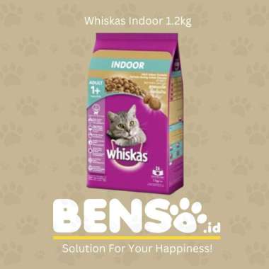 WHISKAS ADULT INDOOR 1.1KG - Makanan Kucing