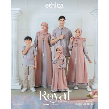 ROYAL 32 TROPICAL BLUSH GAMIS DEWASA KAGUMI 316 TROPICAL BLUSH 165 TROPICAL BLUSH KOKO KAHFI 316 TRO