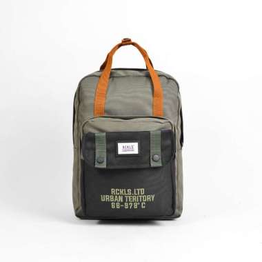 INSANELTD.Tas Pria Tas Laptop Ransel Laptop Muller army Army Aplikasi Hitam