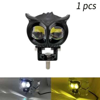 OWL Lampu Tembak Motor LED High Beam Dual Color 3800 Lumens 20W 1 PCS OC2L Lampu Paling Terang Buat 