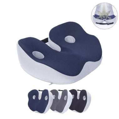 OKCELL Bantal Duduk Alas Kursi Kantor Seat Cushion Memory Foam Hitam