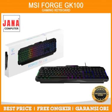 MSI FORGE GK100 Gaming Keyboard RGB