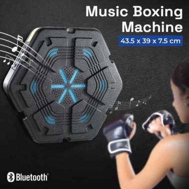 APWIKOGER Mesin Tinju Music Boxing Machine Wall Target Bluetooth AG5 Samsak Tinju Knukcle Besi Silat