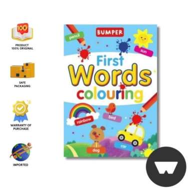 Brownwatson - Bumper First Words Colouring