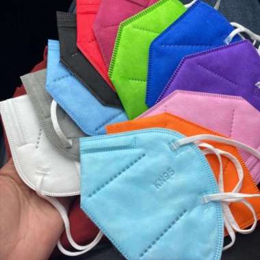 Masker KN95 KN 95 5ply 5 Ply Kawat Dalam 10 PCS 321-226 Merah