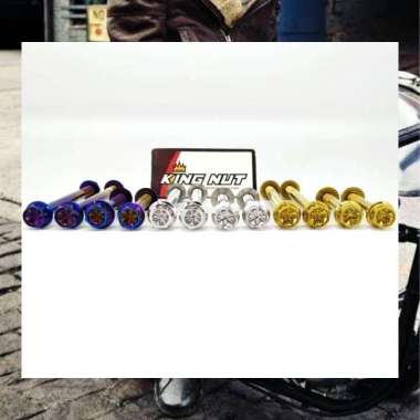 Baut Set Pangkon Mesin Tiger Cb Baut Probolt Thailand Stainless King Nut Blue