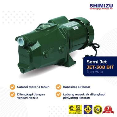 Pompa Air Shimizu Semi Jet 300 Watt SHIMIZU JET 308 BIT