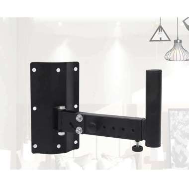 WELSBERG Bracket Speaker Stand Dinding Wall Mount Telescopic 2 PCS SPS-501 Speaker Besi Rak Dinding 