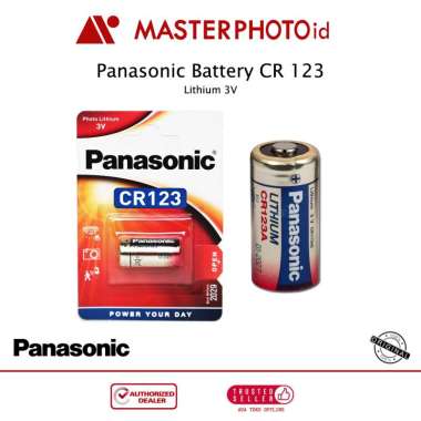 Baterai Panasonic CR123 Lithium Battery