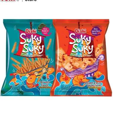 Oishi Suky-Suky Snack 60gr Udang pedas