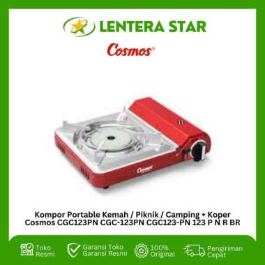 Kompor Portable Piknik / Kemah + Koper Cosmos CGC-123 PN P N R BR