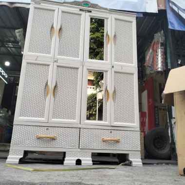 lemari plastik napolly 4 pintu jumbo