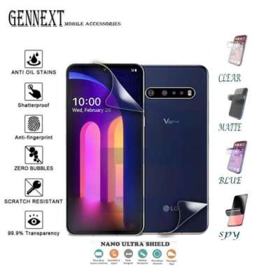 ANTI GORES JELLY HYDROGEL LG G6 G8 G8S G8X THINQ FULL SCREEN DEPAN+BELAKANG LG G8