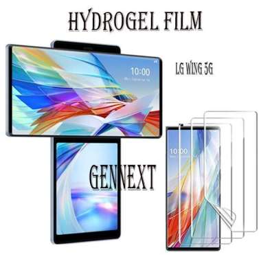 ANTI GORES JELLY HYDROGEL LG THING WING 5G FULL COVER LG WING 5G BACKDOOR